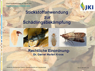 Vortrag: Stickstoffanwendung zur Schädlingsbekämpfung