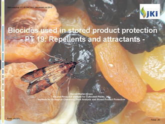 Lecture:Biocides used in stored product protection - PT 19: Repellents and attractants -