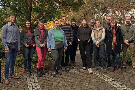 Gruppenbild vom Projekttreffen FUBIOO in Grünberg. (©S. Ketterer/JKI)