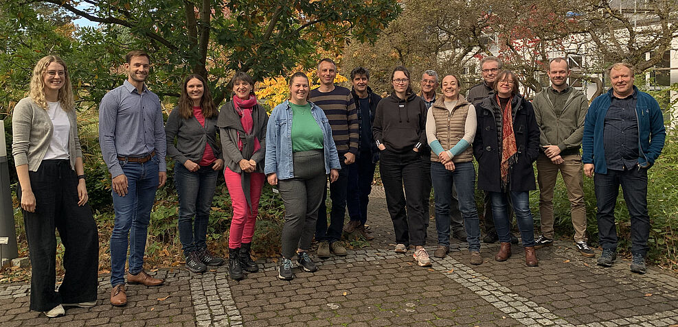 Gruppenbild vom Projekttreffen FUBIOO in Grünberg. (©S. Ketterer/JKI)