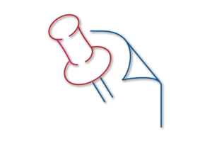Icon: Pin für Notiz - Mission